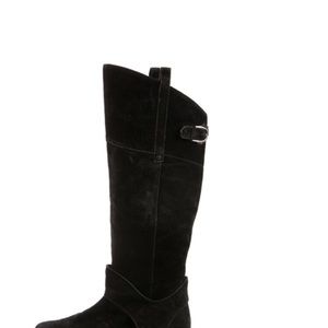 Manolo Blahnik Nubuck Riding Boots